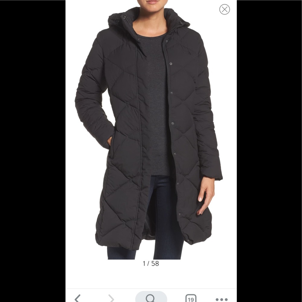 North Face Miss Metro Down Parka in Black